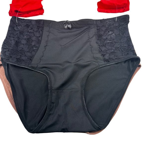 Lot Of 3 Pink K-Mart Women's Sz XL Panty Brief Light Shaper Red Black Brown NWOT - Picture 3 of 10